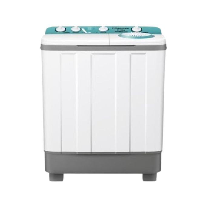 Hisense 11KG Twin Tub Washing Machine – Wash & Spin