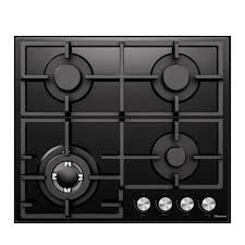 Hisense 60×60CM Built-In Gas Hob – Black Tempered Glass