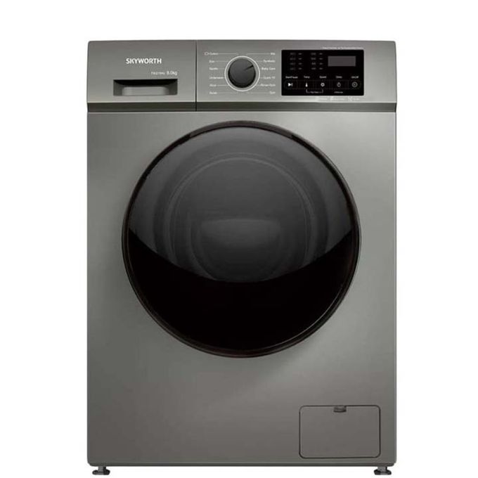 Skyworth 8KG Automatic Front Load Washing Machine – Wash & Spin